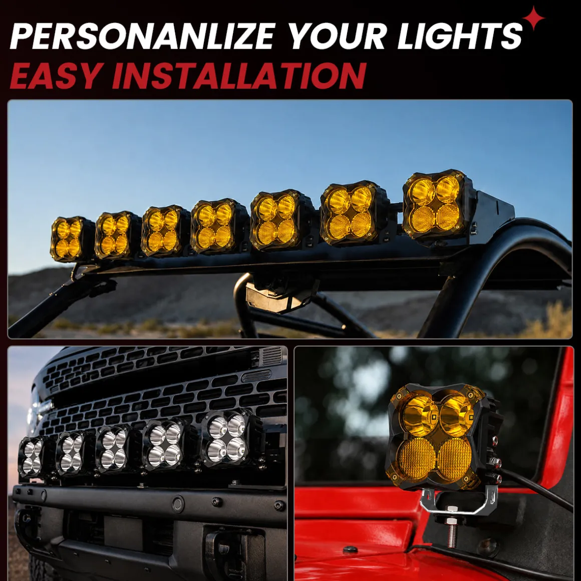 5 Inch LED Pod Off-Road Light Spot Combo 60W