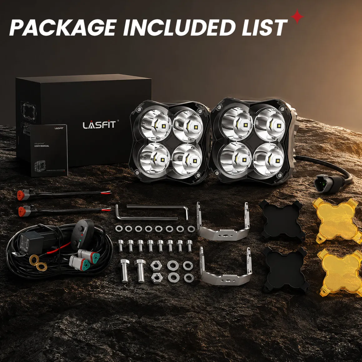 5 Inch LED Pod Off-Road Light Spot Combo 60W
