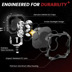 5 Inch LED Pod Off-Road Light Spot Combo 60W