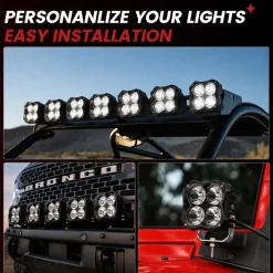 5 Inch LED Pod Off-Road Light Spot Combo 60W