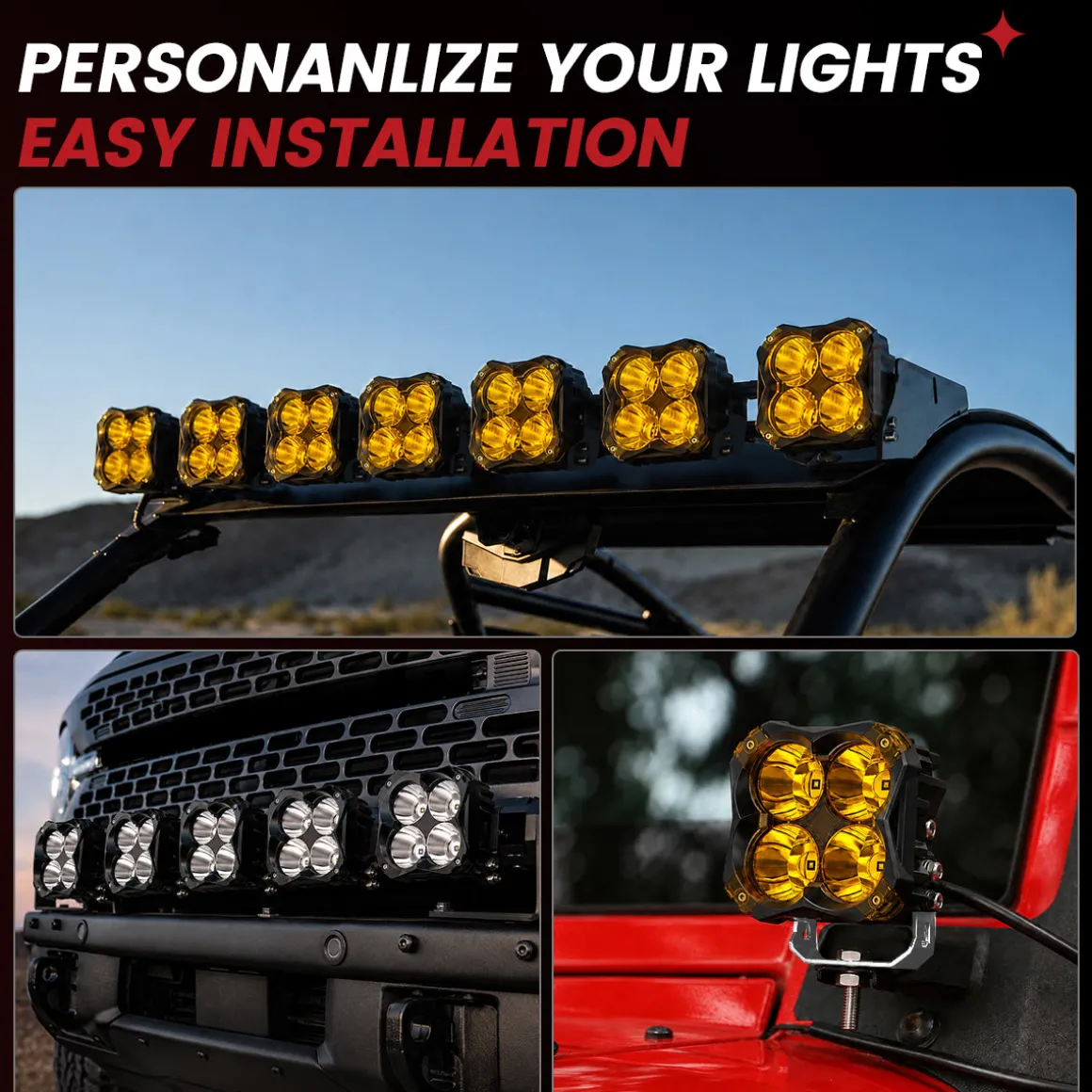 5 Inch LED Pod Off-Road Light Spot Combo 60W