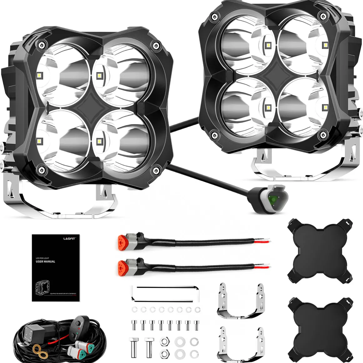 5 Inch LED Pod Off-Road Light Spot Combo 60W