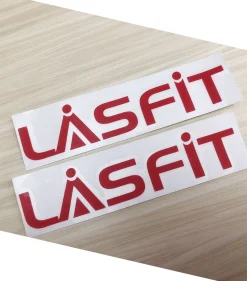 LASFIT Customized Waterproof Stickers-7.1in | Red