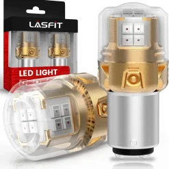 1157 2057 2357 7528 LED Brake Tail Stop Parking Light Bulb | Brilliant Red (Don't Work for Trucks), 2 Bulbs | Upgraded L2 Series