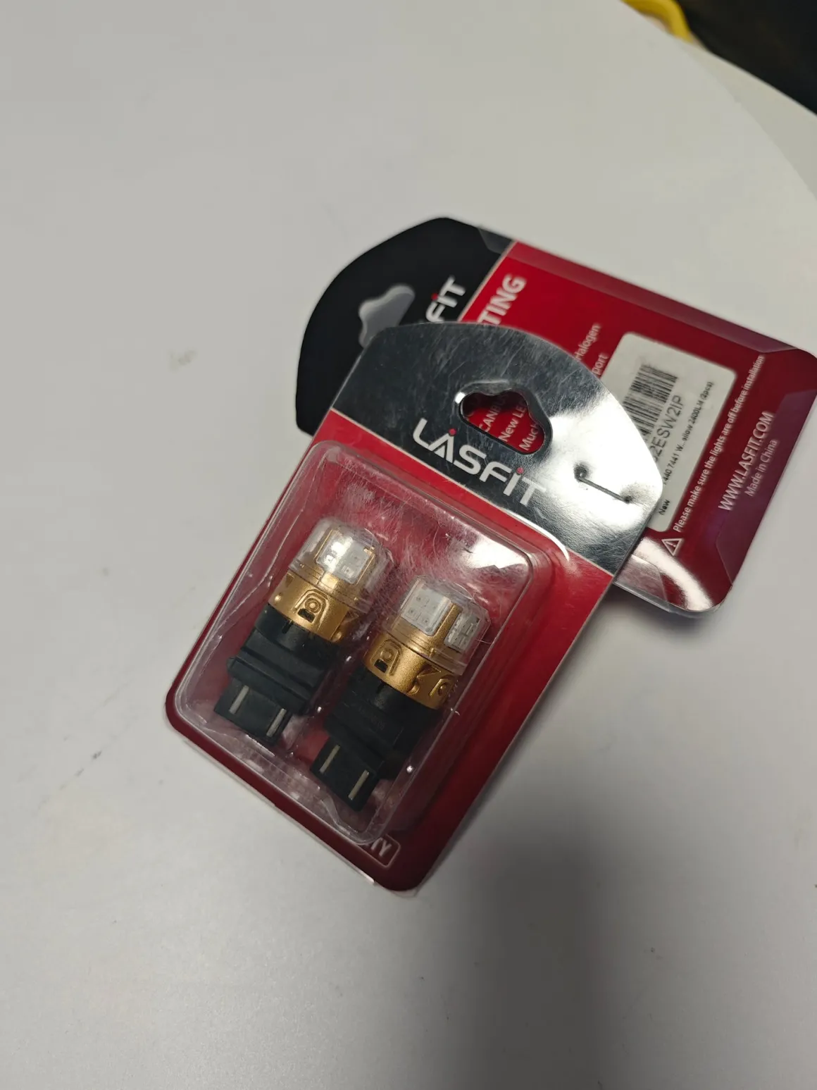 7443 7440 7444 LED Brake Tail Stop Parking Light Bulb | Brilliant Red, 2 Bulbs | Upgraded L2 Series