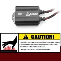 9006 9005 9012 LED Bulb Canbus Adapter Anti-Flicker Warning Canceler