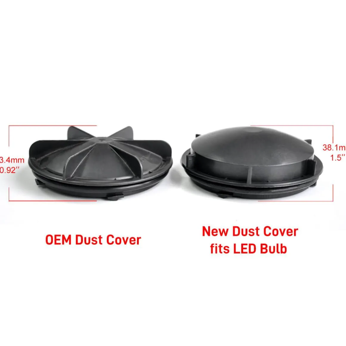 LED Bulb Dust Cover Seal Cap Waterproof OEM Design Fit for Volkswagen Tiguan