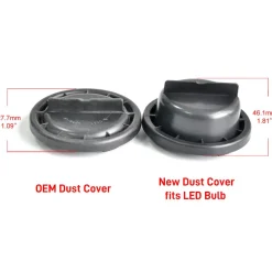 LED Bulb Dustproof Cover Waterproof Seal Cap Fit for Jeep Compass Bright Regular Light
