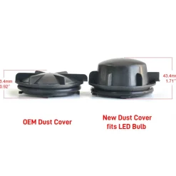 LED Bulb Dustproof Cover Waterproof Seal Cap OEM Design Fit for Buick Regal