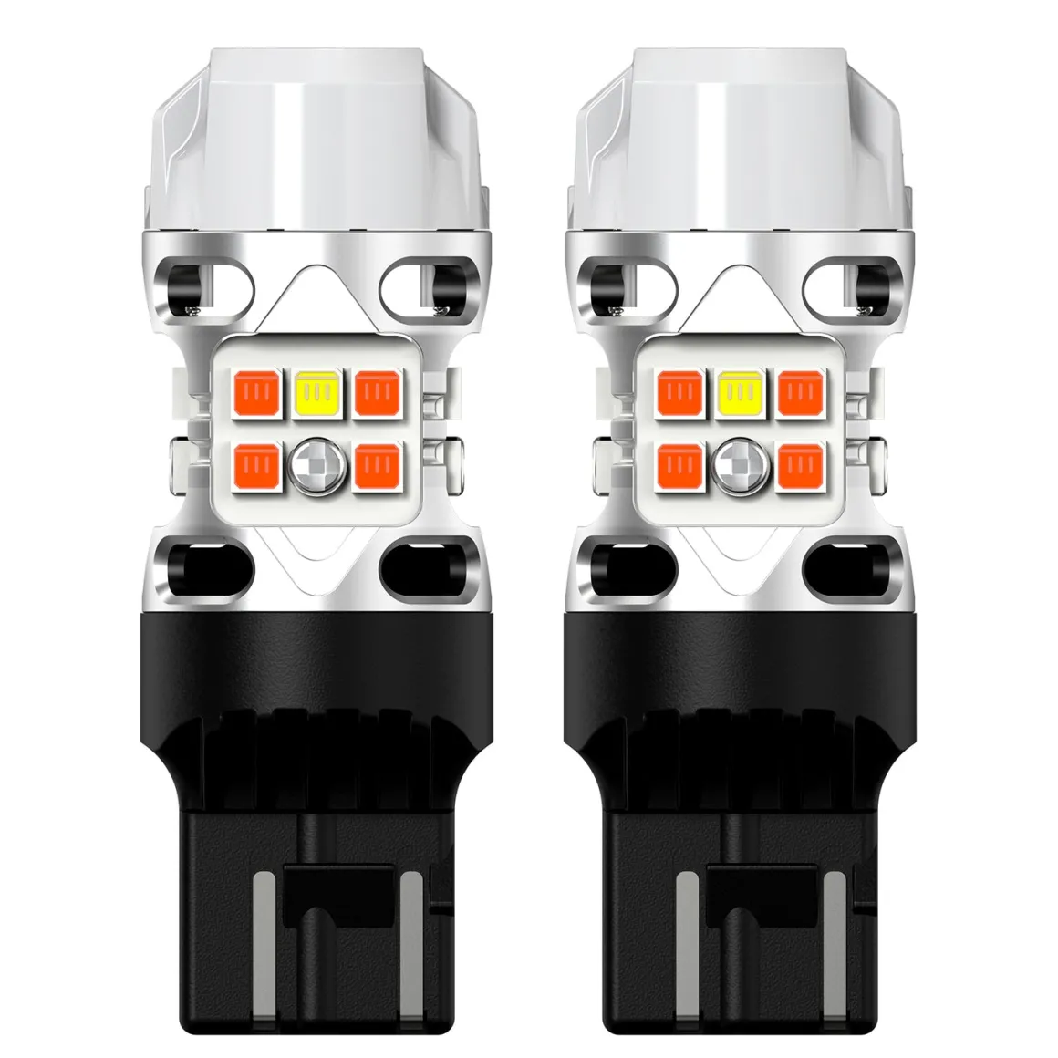 7443 7444 LED Front Turn Signal Bulbs CanBus-Ready Switchback | T3 Series