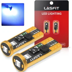 194 168 158 2825 LED Interior Door Map Trunk Step well Lights | Cool Blue, 2 Bulbs