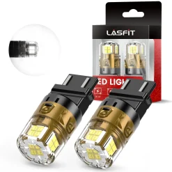 3157 3156 3057 4157 LED Reverse Backup Light Bulb | Xenon White，2 Bulbs | Upgraded L2 Series