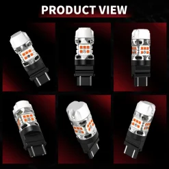3157 4157 LED Turn Signal Bulbs CanBus-Ready Amber | T3 Series