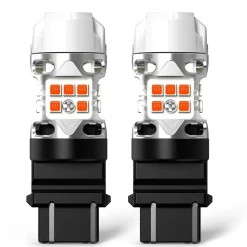 3157 4157 LED Turn Signal Bulbs CanBus-Ready Amber | T3 Series