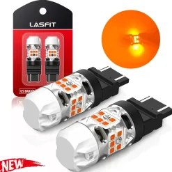 4257 LED Turn Signal Bulbs CanBus-Ready Amber | T3 Series