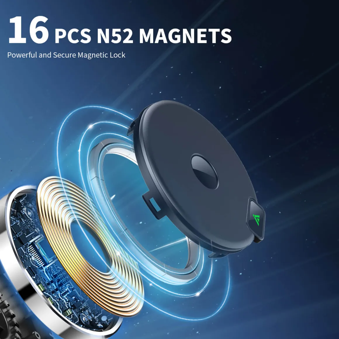 Magnetic Wireless Car Charger, Specific Phone Mount for Ford Explorer 2020-2022, 15W max Fast Charging for iPhone 14 13 12 Series Compatible with MagSafe Case