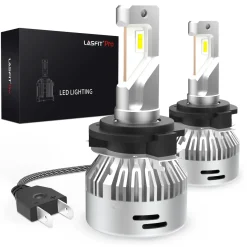 Pro Series H7 LED Bulbs w/Retainer Adapter Fit for Volkswagen BMW Mercedes Benz | 2 Bulbs