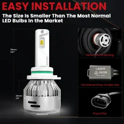 Switchback 60W 9006 HB4 LD Plus Series | 6,000LM 6000K/3000K LED Bulbs