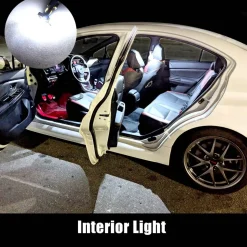 T10 194 168 CANBUS Error Free LED License Plate Dome Map Trunk Cargo Light Bulbs | White