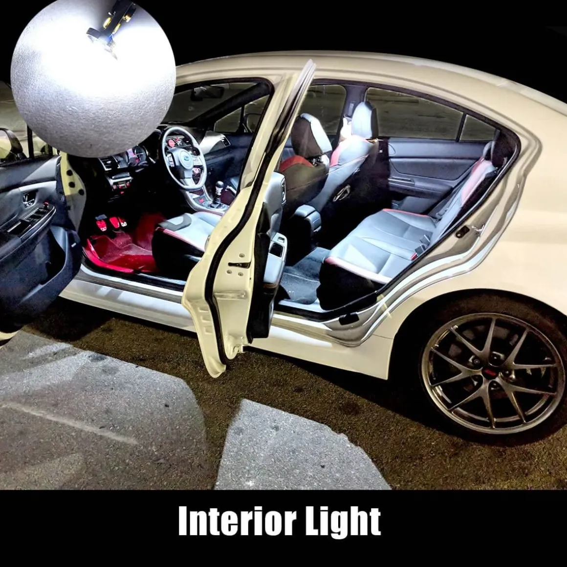 T10 194 168 CANBUS Error Free LED License Plate Dome Map Trunk Cargo Light Bulbs | White
