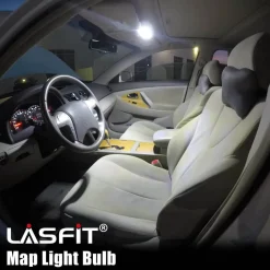 T10 194 168 CANBUS Error Free LED License Plate Dome Map Trunk Cargo Light Bulbs | White