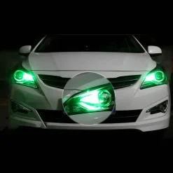 2825 194 168 T10 CANBUS Error Free LED Map Dome Trunk Side Marker Lights | Green, 2 Bulbs
