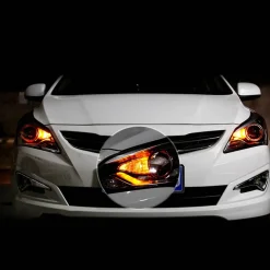 168 194 2825 T10 CANBUS Error Free LED Side Marker Lights Dome Map Bulbs | Amber, 2 Bulbs