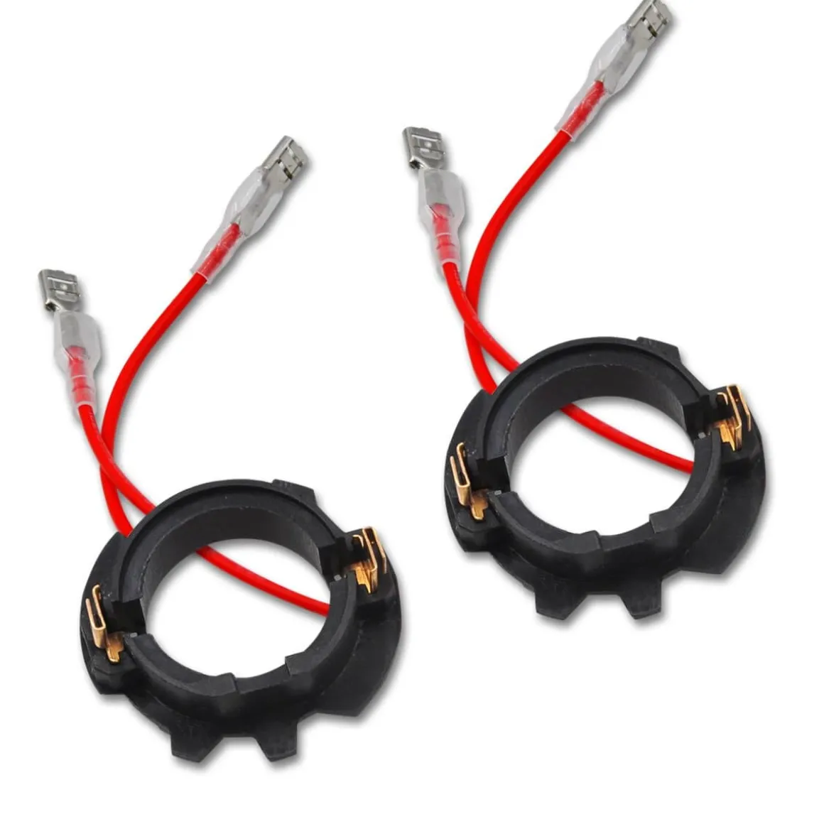 TK119A 2x H7 LED Bulb Holder Adapter Retainer Fit for Volkswagen