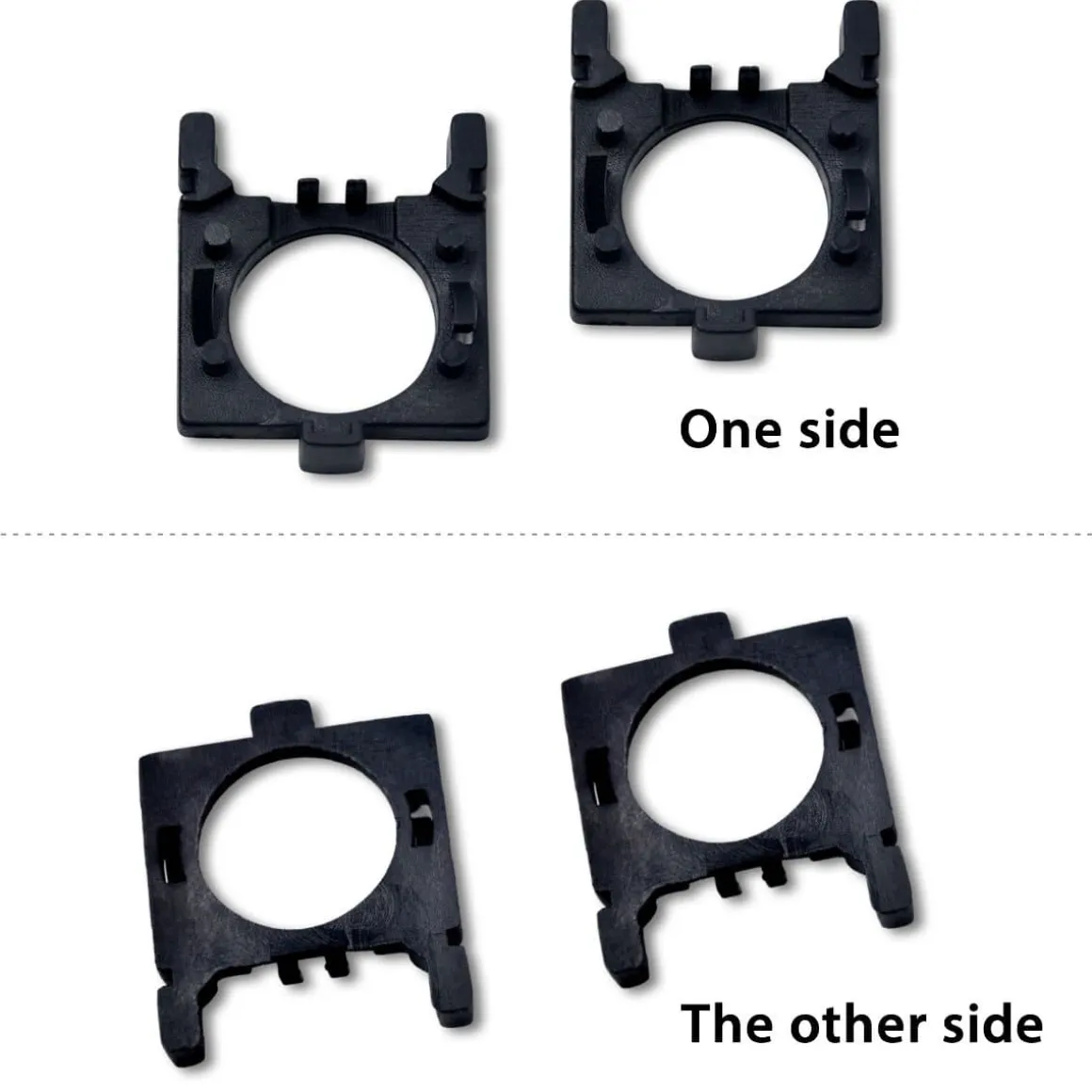 TK104 2x H7 LED Bulb Holder Adapter Retainer Fit for Ford Focus