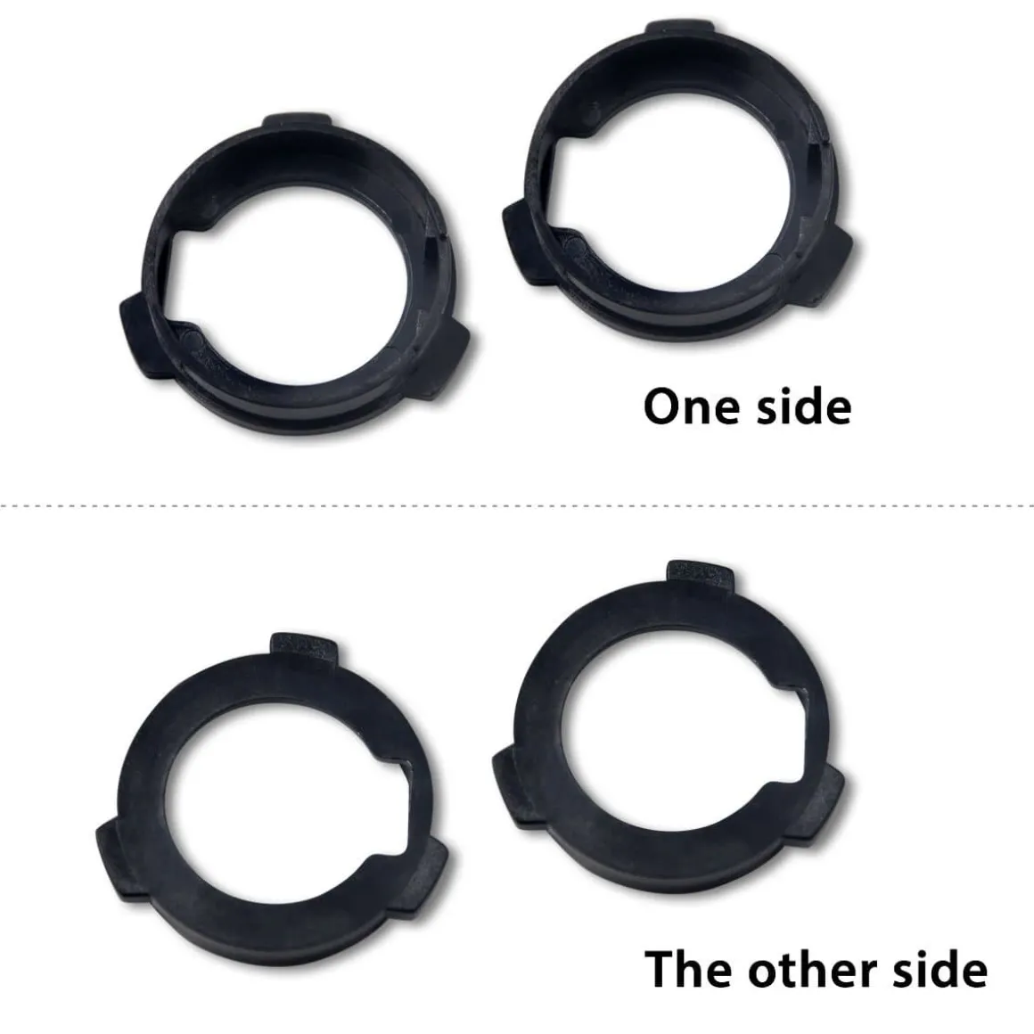 TK108 2x H7 LED Bulb Holder Adapter Retainer Fit for BMW Mercedes-Benz