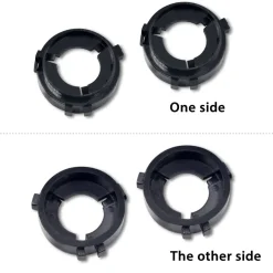 TK109 2x H7 LED Bulb Holder Adapter Retainer Fit for Volkswagen Golf