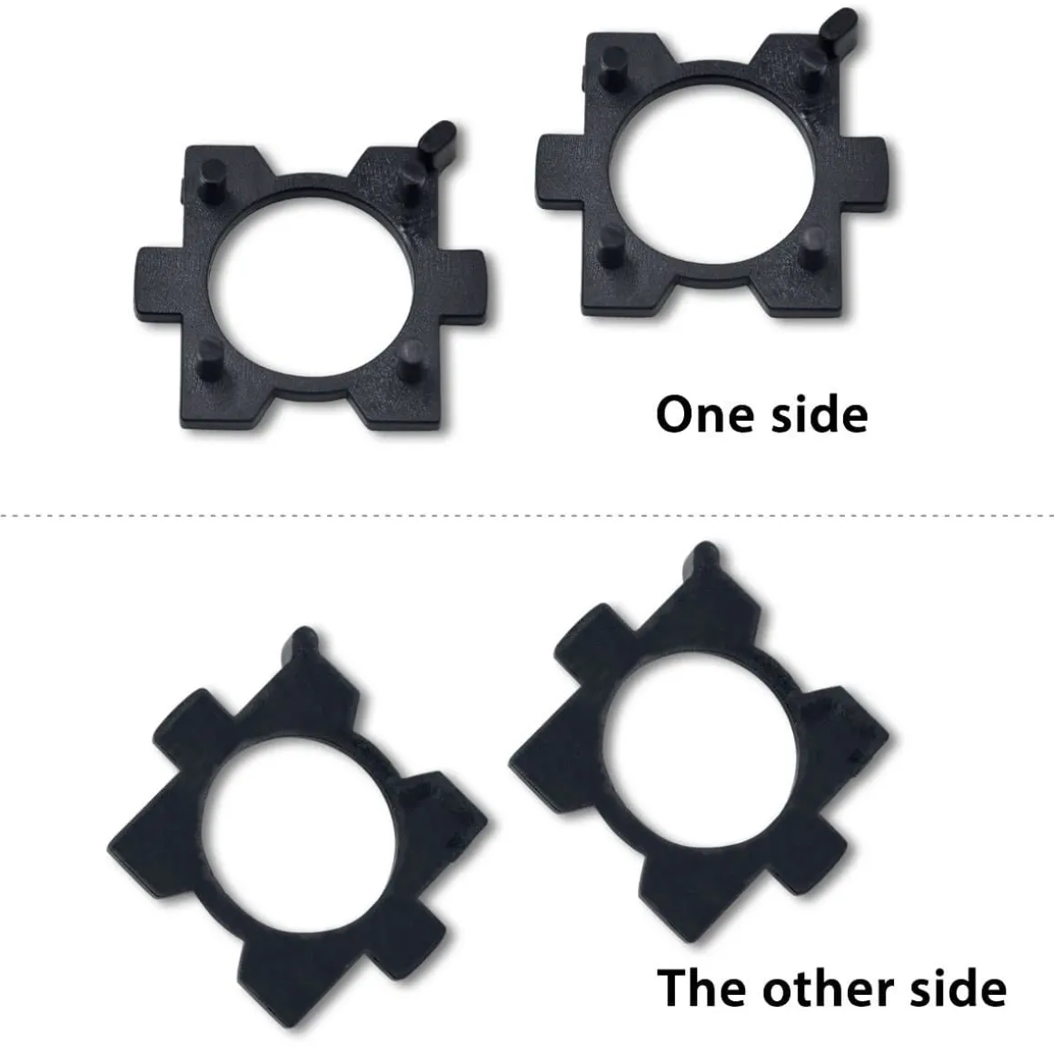 TK111 2x H7 LED Bulb Holder Adapter Retainer Fit For Mazda