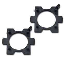TK111 2x H7 LED Bulb Holder Adapter Retainer Fit For Mazda