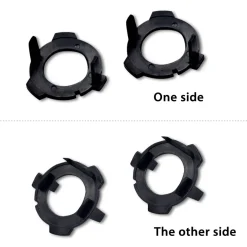 TK113 2x H7 LED Bulb Holder Adapter Retainer Fit for Volkswagen Lamando