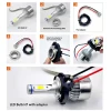 TK114 2x H7 LED Bulb Holder Adapter Retainer Fit for Mercedes-Benz Volkswagen
