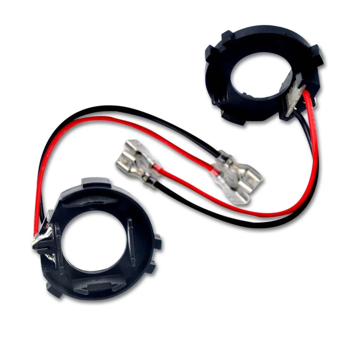 TK114 2x H7 LED Bulb Holder Adapter Retainer Fit for Mercedes-Benz Volkswagen