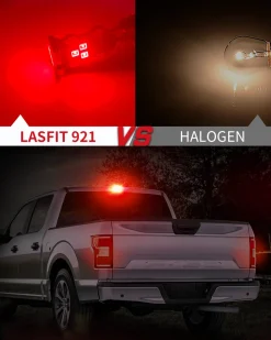 921 912 T15 W16W LED Third Brake Light Bulbs 3rd Brake LED Bulbs, 2 Bulbs