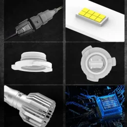 50W 9005 HB3 LC Plus Series | 5,000LM 6000K LED Bulbs