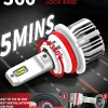 50W 9007 HB5 LC Plus Series | 5,000LM 6000K LED Bulbs