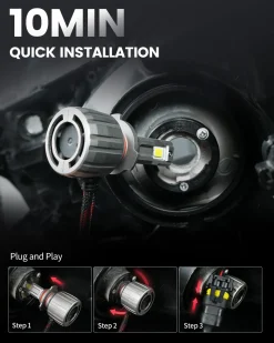130W 9005 HB3 LS Plus Series | 13,000LM 6000K LED Bulbs
