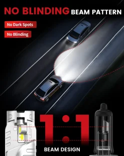 70W 9003 H4 HB2 LC Air Series | 7,000LM 6000K LED Bulbs