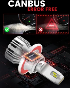 50W H13 9008 LC Plus Series | 5,000LM 6000K LED Bulbs