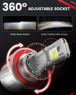 130W H13 9008 LS Plus Series | 13,000LM 6000K LED Bulbs