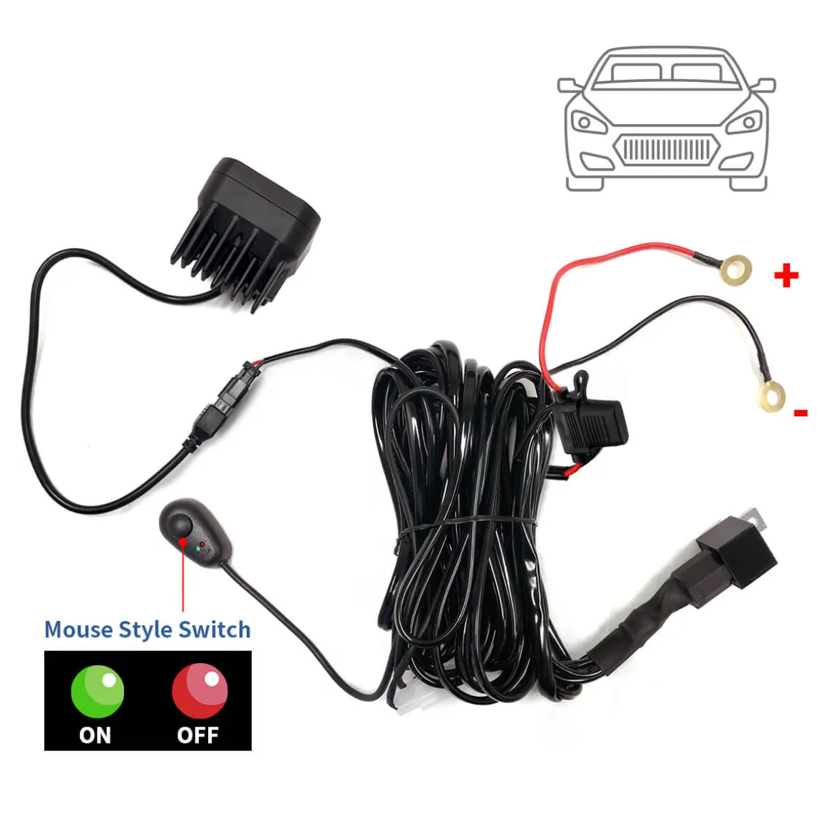 Wiring Harness with DT Connectors - 2 Leads