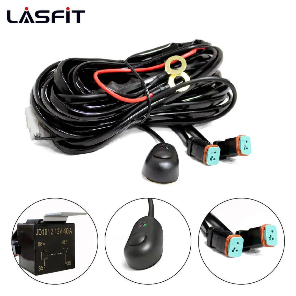 Wiring Harness with DT Connectors - 2 Leads