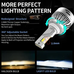 60W 9005 9006 LA Plus Series Combo Pack | 6,000LM 6000K LED Bulbs