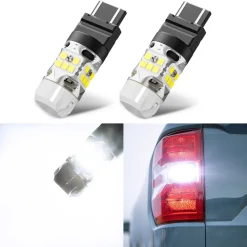 WT21W LED Reverse Bulbs CanBus-Ready White | T3 Series