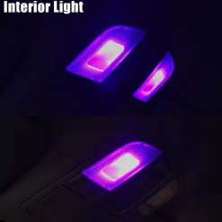 W5W 194 168 158 CANBUS Error Free LED Dome Map Trunk License Plate Lights | Pink Purple, 2 Bulbs