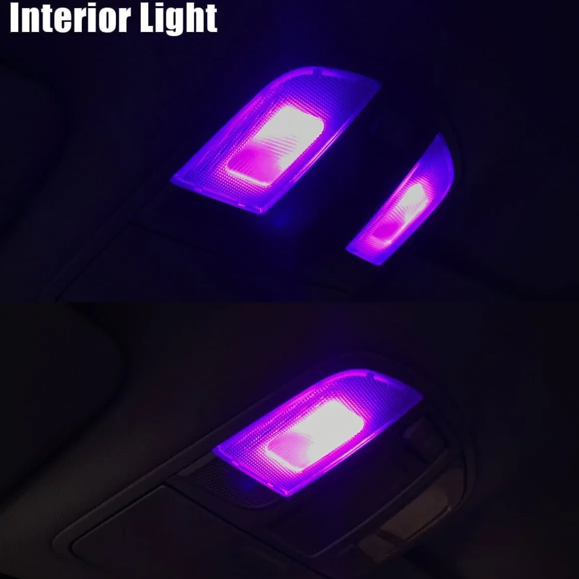 W5W 194 168 158 CANBUS Error Free LED Dome Map Trunk License Plate Lights | Pink Purple, 2 Bulbs