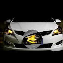 194 168 W5W LED CANBUS Error Free Interior Door Dome Map Trunk Lights | Golden Yellow, 2 Bulbs